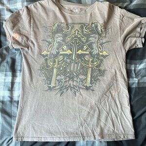 Affliction style Y2k shirt